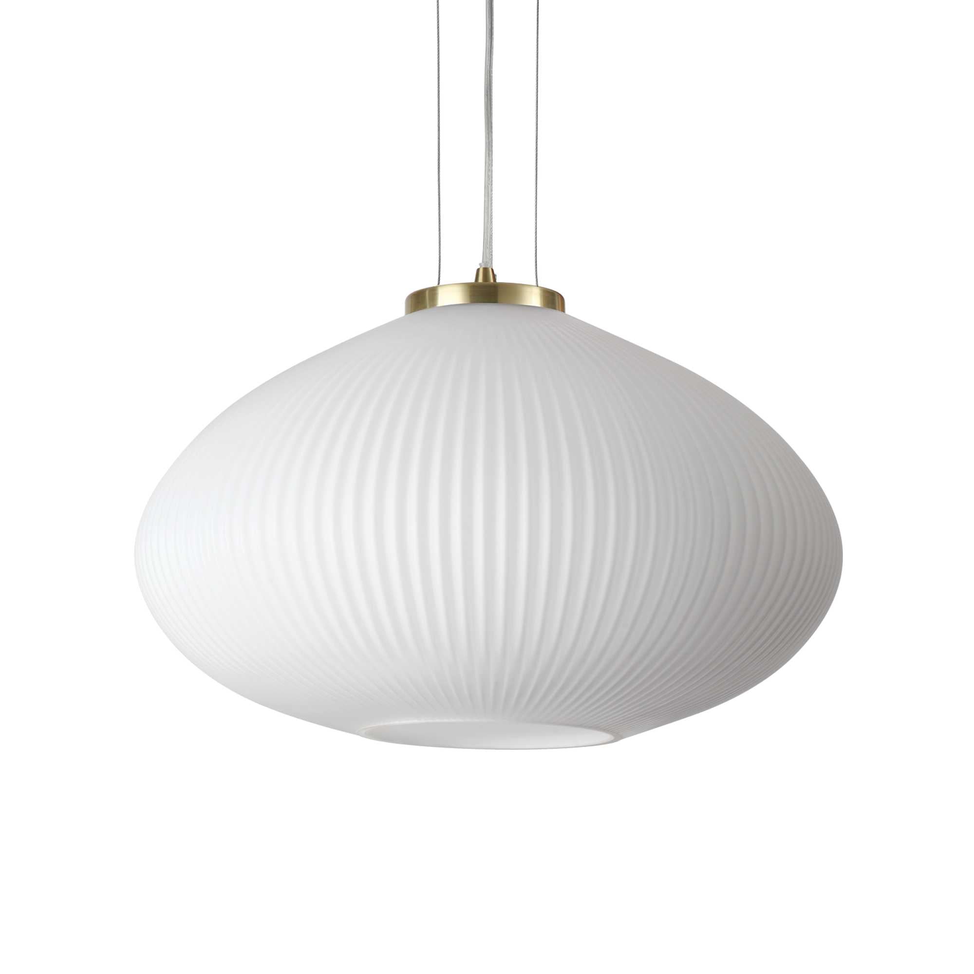 PLISSE' Pendant Light with 1 Bulb D45 Brass