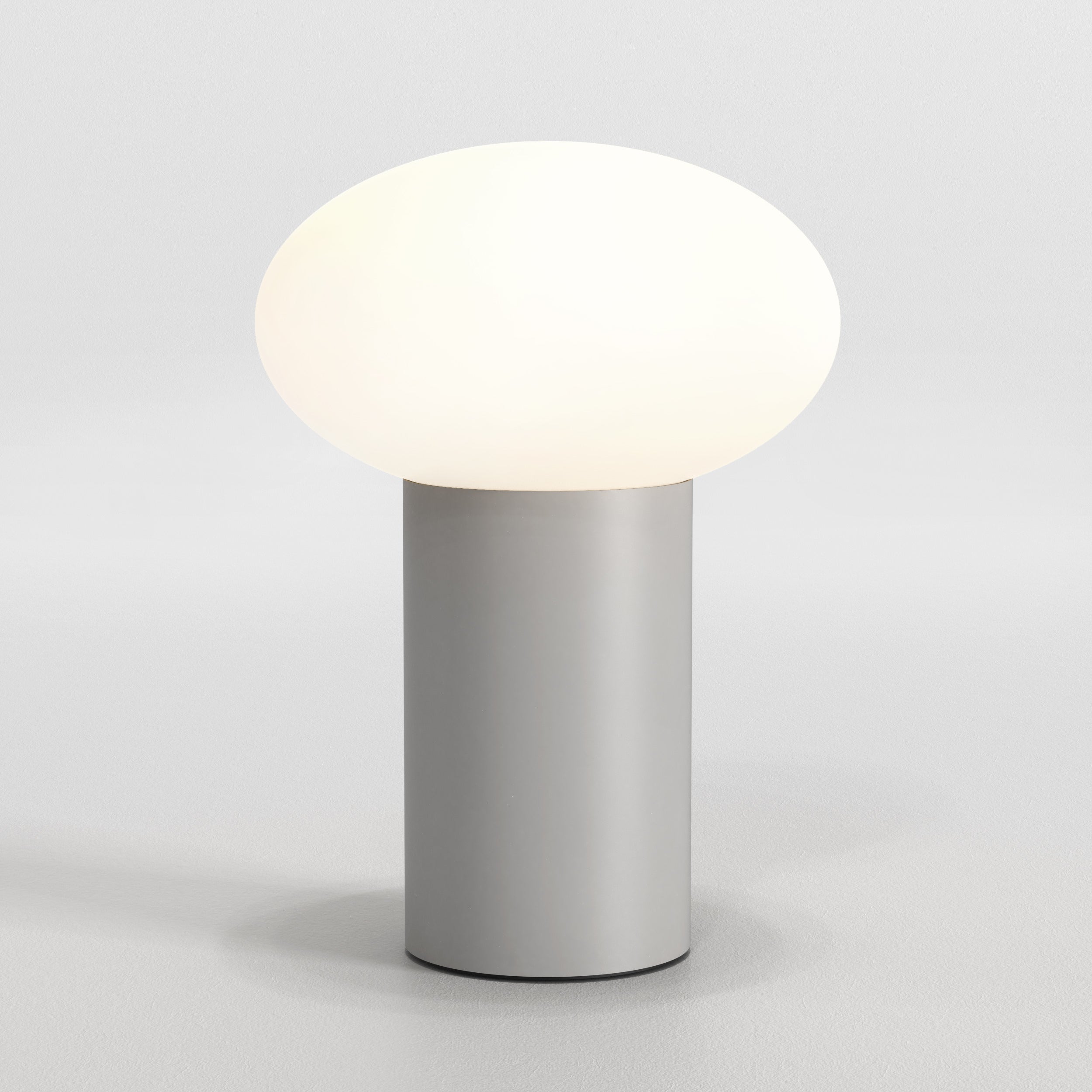 Zeppo Portable Table Lamp, Pebble Grey