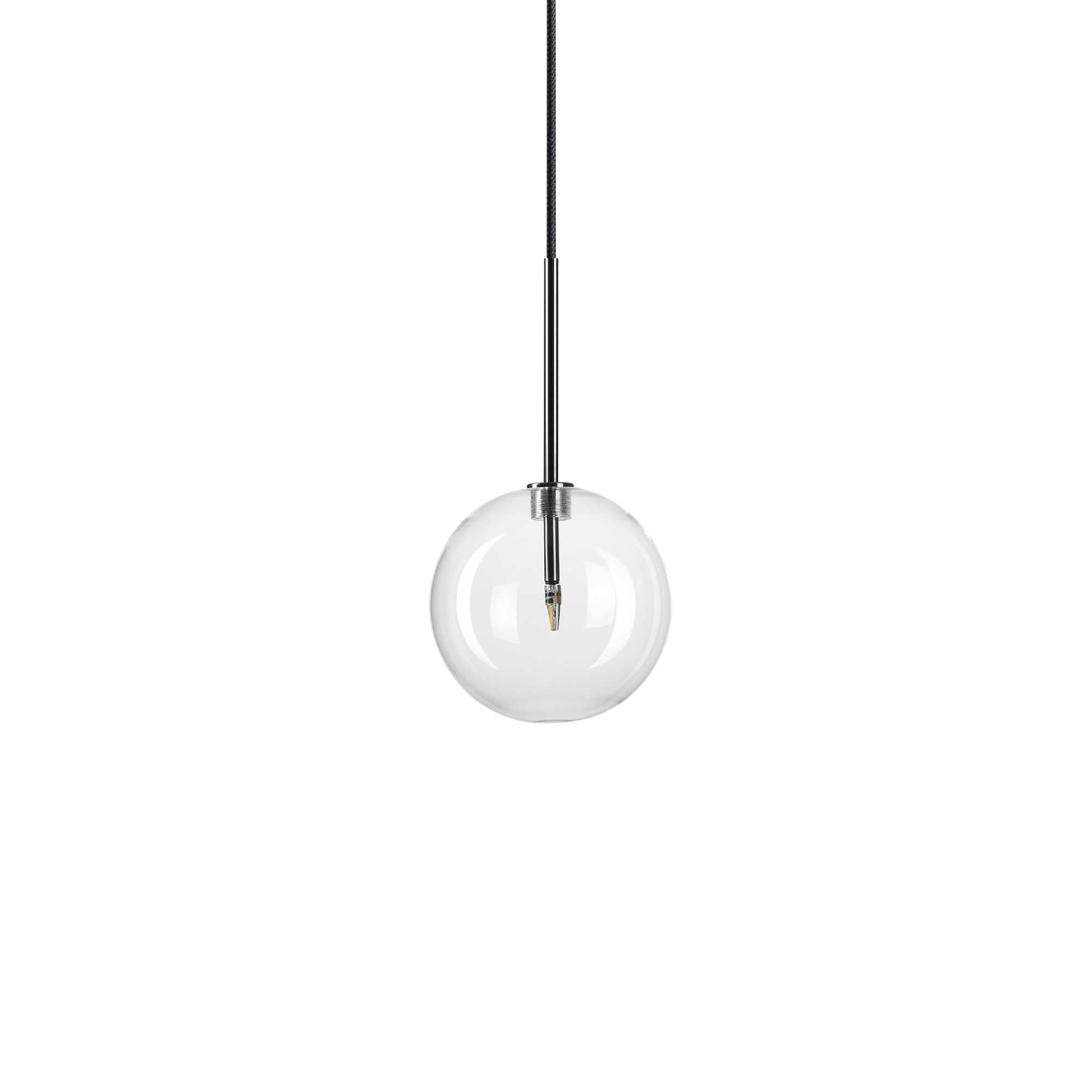 EQUINOXE Pendant Light with 1 Bulb D15 Chrome