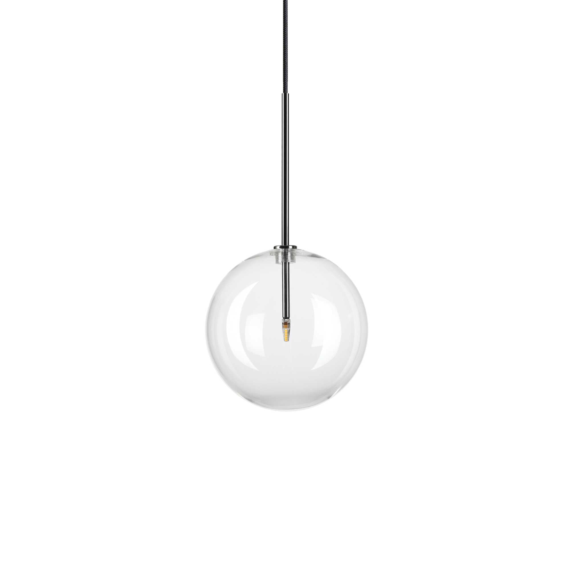 EQUINOXE Pendant Light with 1 Bulb D20 Chrome