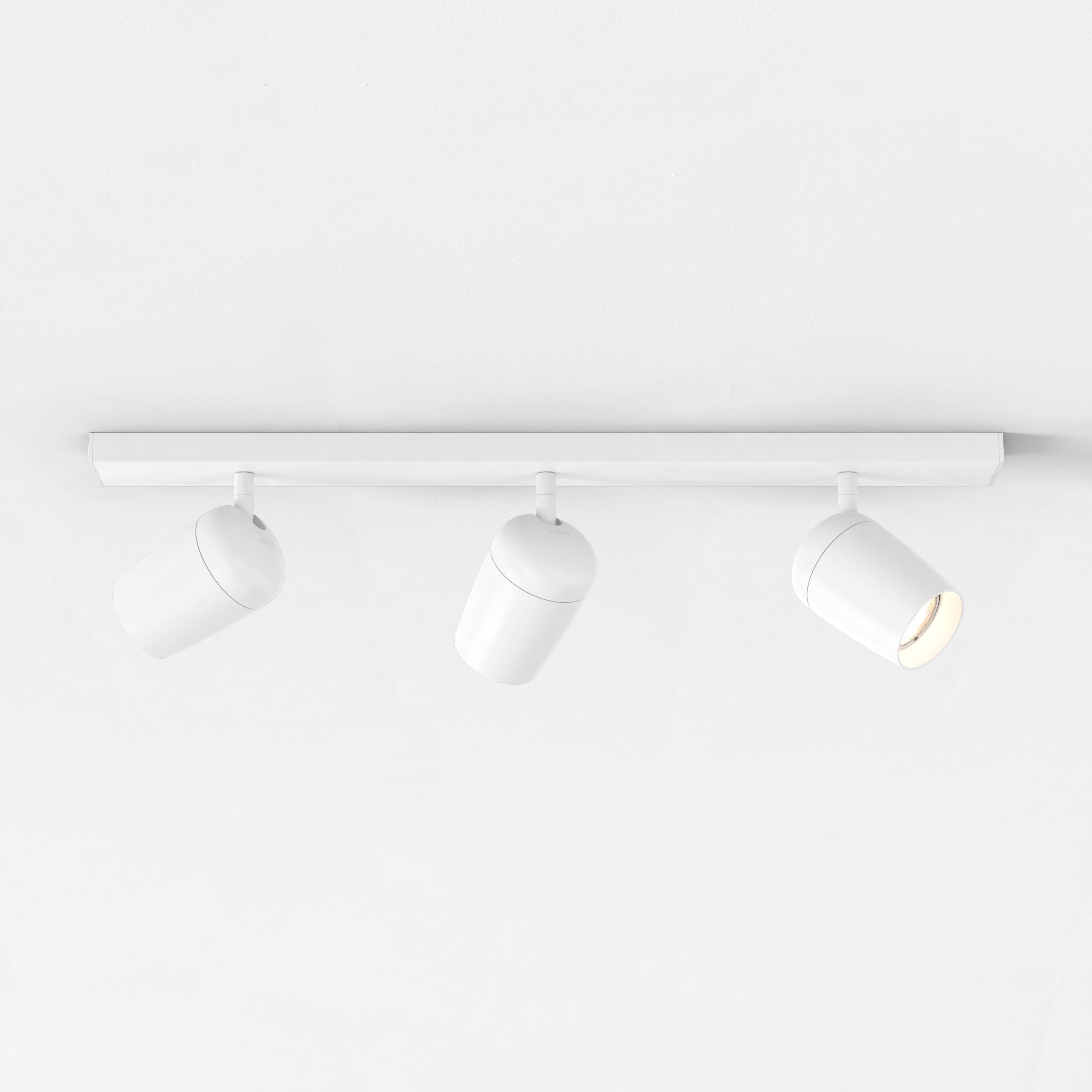 Koto Three Bar Adjustable Spotlights, Matt White