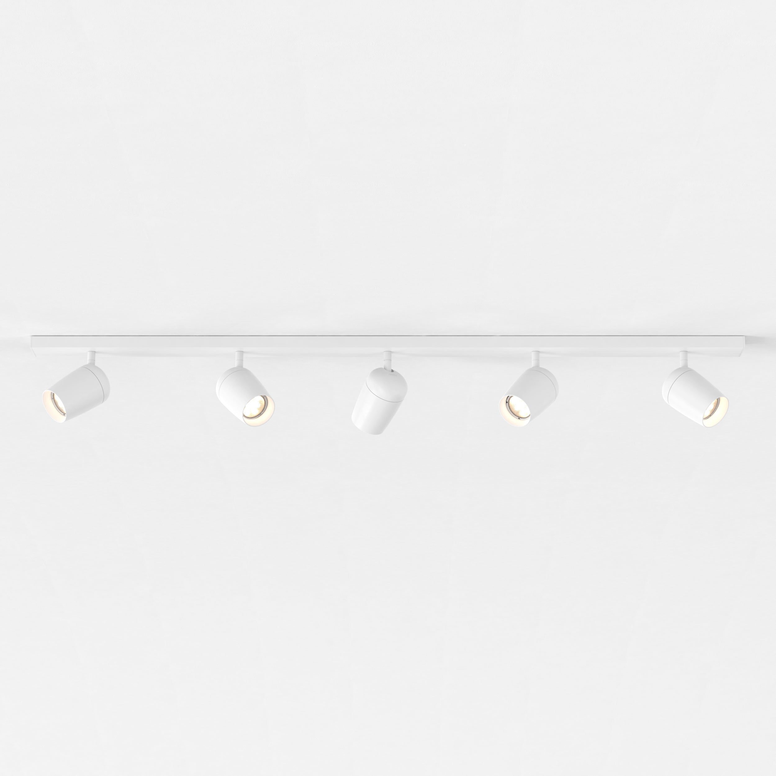 Koto Five Bar Adjustable Spotlights, Matt White