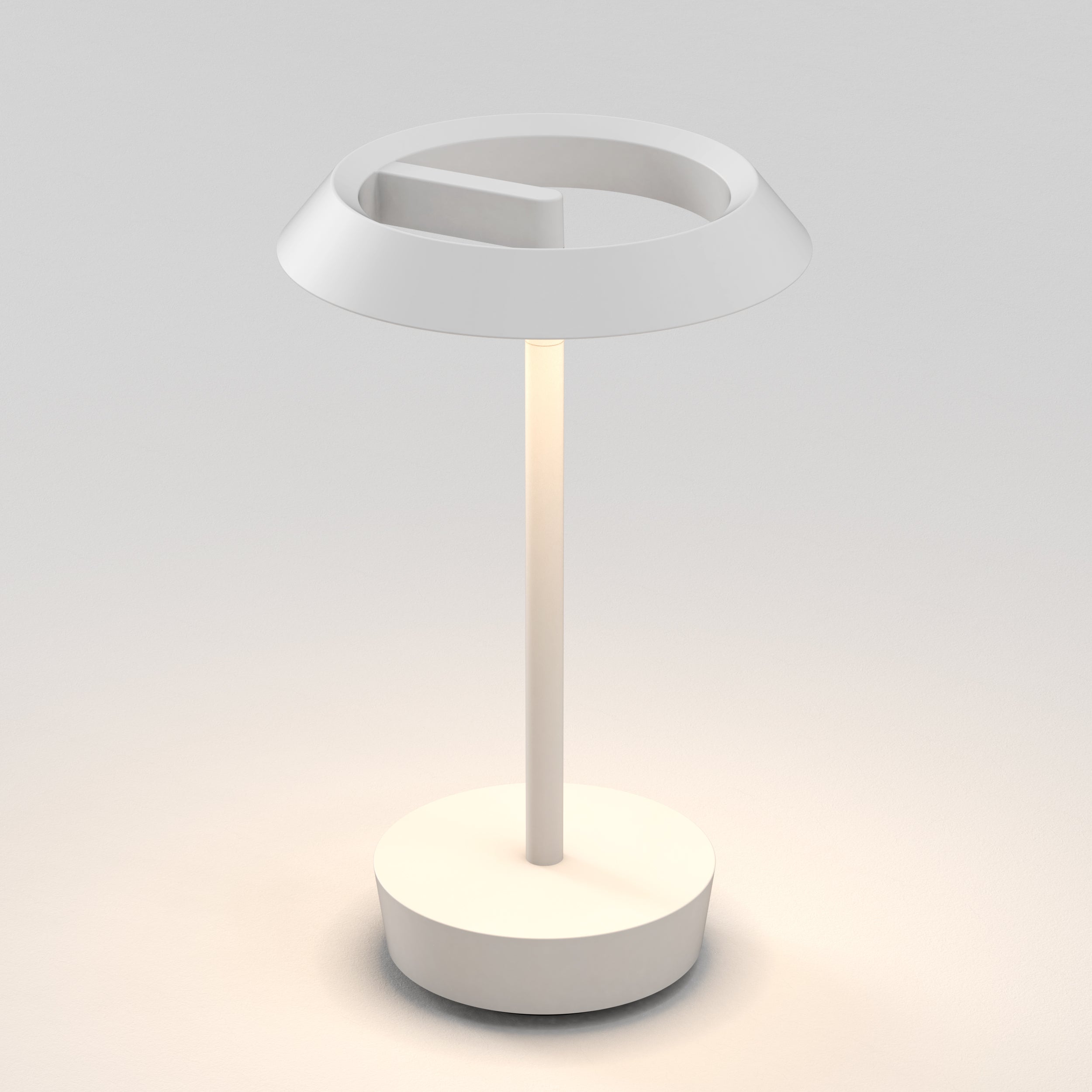 Halo Portable Lamp, Matt White