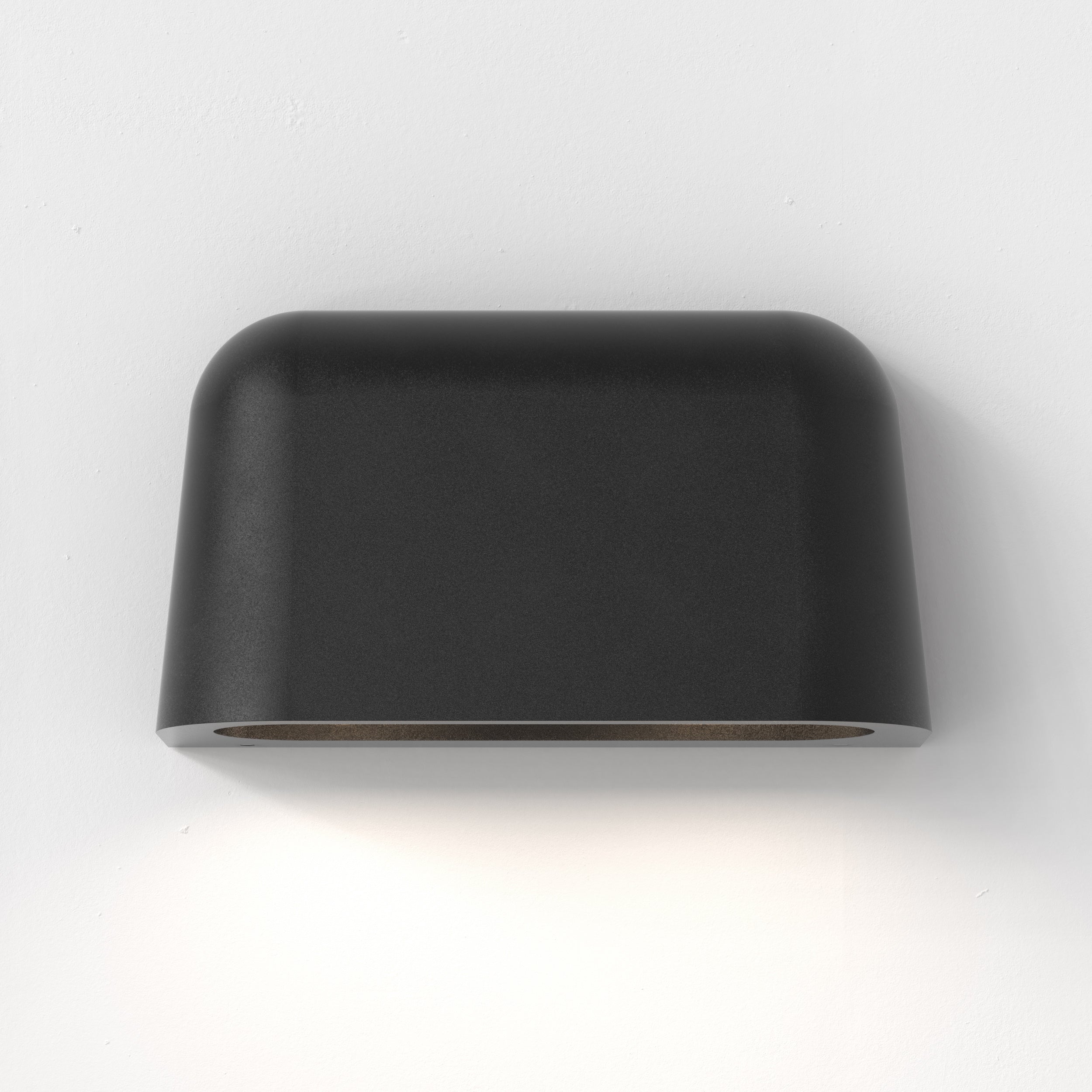 Mast Twin Wall Light, Textured Black