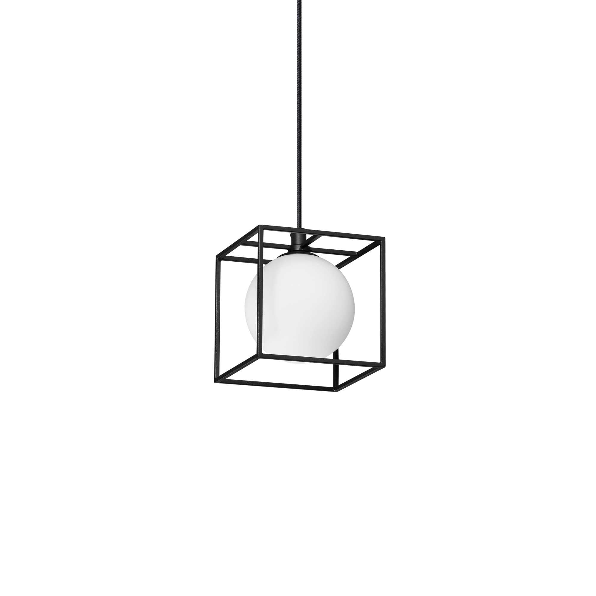 LINGOTTO Pendant Light with 1 Bulb Black