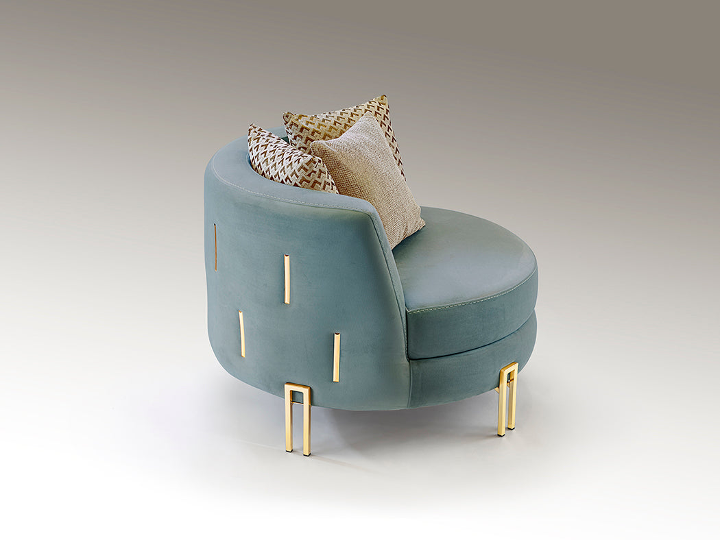 Viena Armchair 1S Whitegold