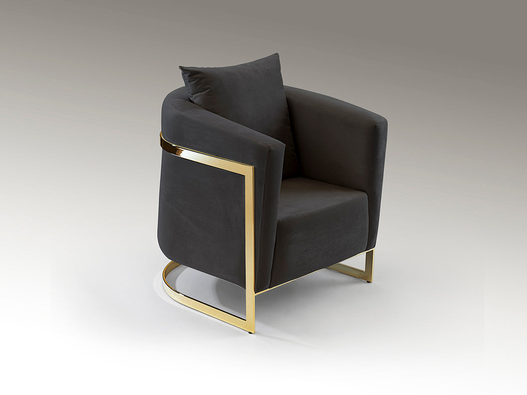 Berlin Armchair Anthracite Greygolden