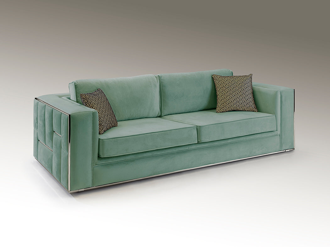 Berlin 3Seater Sofa Greenchrome