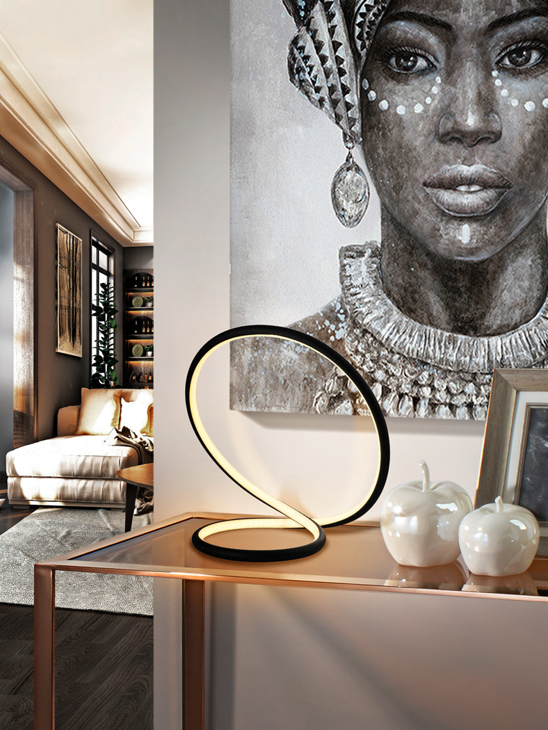 Infinito Black Table Lamp Uk