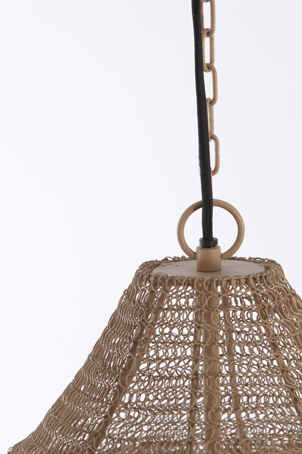 Hanging Lamp Ø43x65 cm Sharika Matt Beige