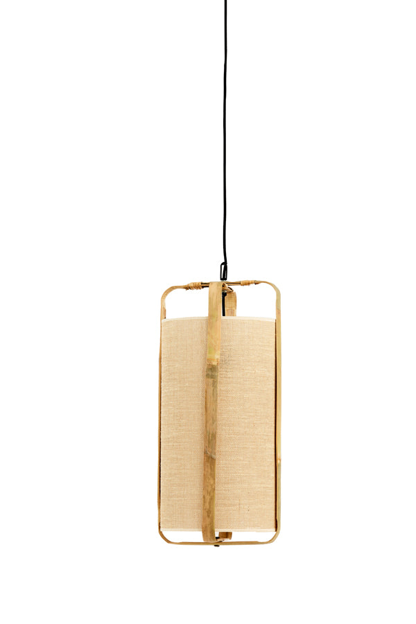 Hanging Lamp Ø27x56 cm Sendai Sand+Bamboo Natural