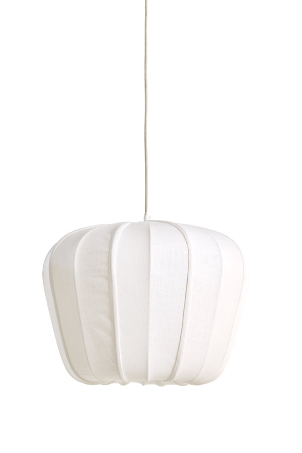 Hanging Lamp Ø49.5x38 cm Zubedo Cream