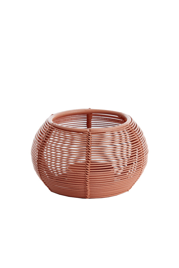 Tealight Ø11x7 cm Biano Matt Coral