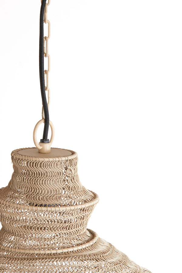 Hanging Lamp Ø31x55 cm Nakisha Sand