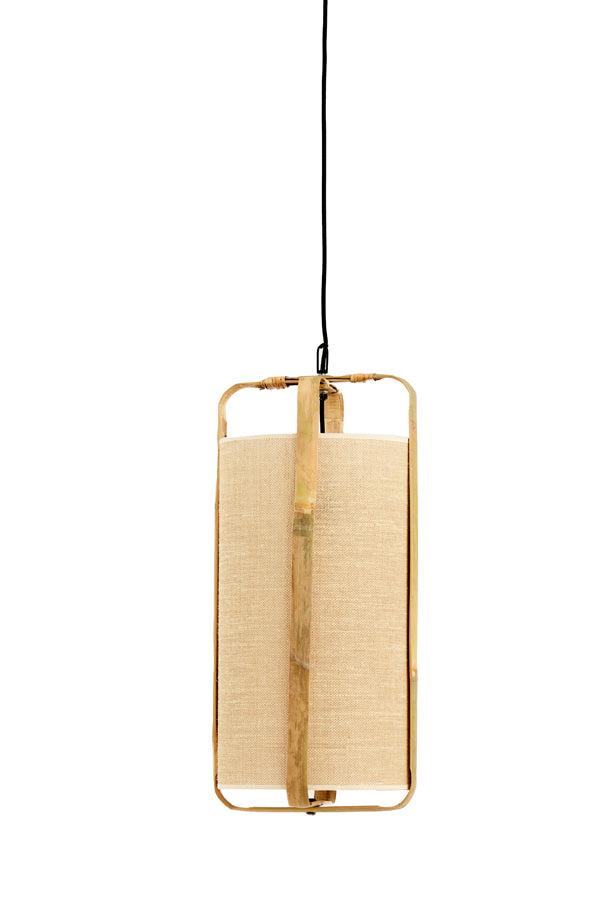 Hanging Lamp Ø32x60 cm Sendai Sand+Bamboo Natural