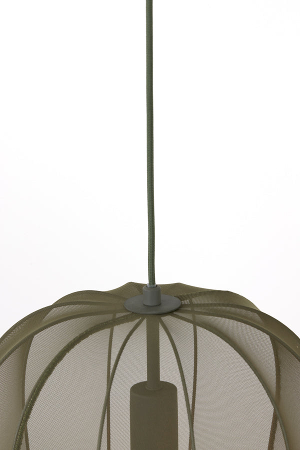 Hanging Lamp Ø34x40 cm Plumeria Dark Green