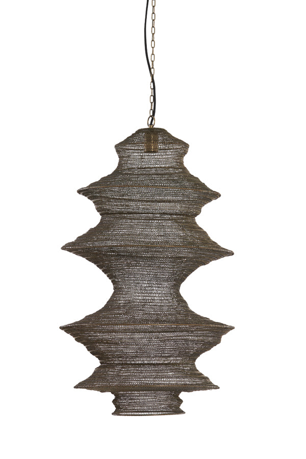 Hanging Lamp Ø48x82 cm Nakisha Antique Bronze