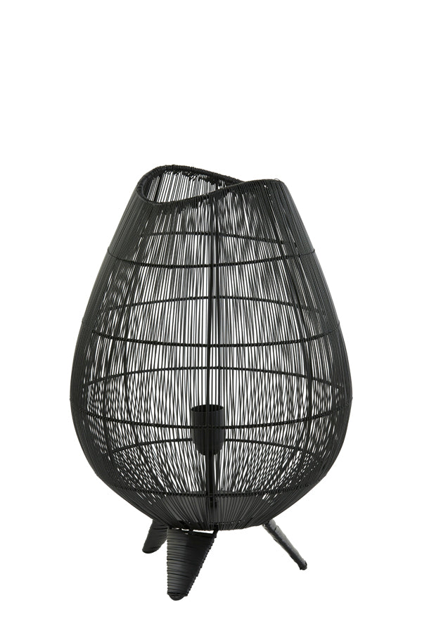 Table Lamp Ø32x47 cm Yumi Matt Black