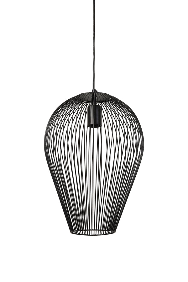 Hanging Lamp Ø31x40 cm Abby Matt Black