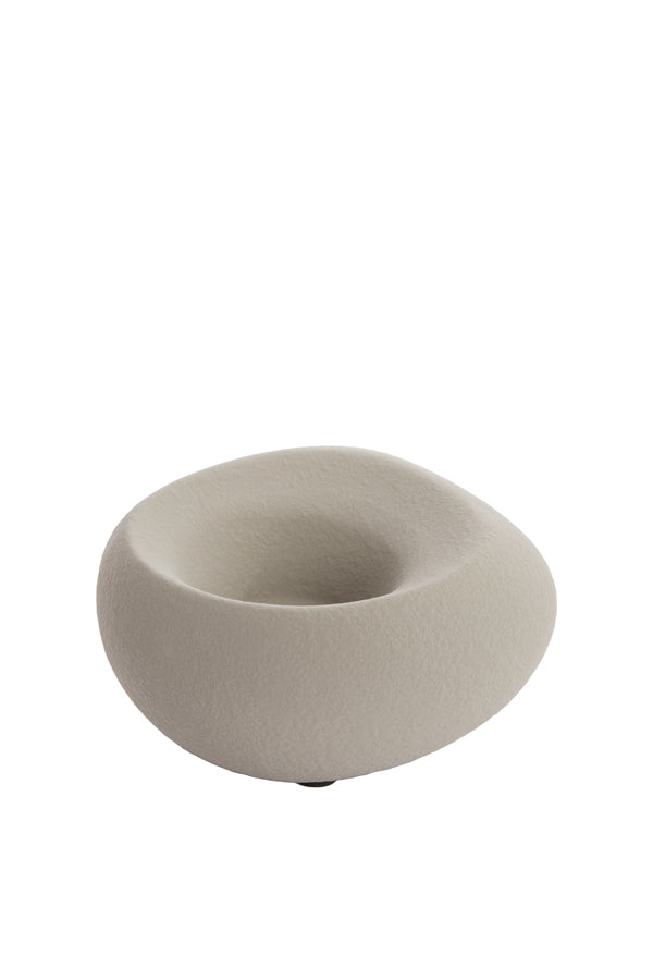 Tealight 16x16x9 cm Alka Ceramics Grey