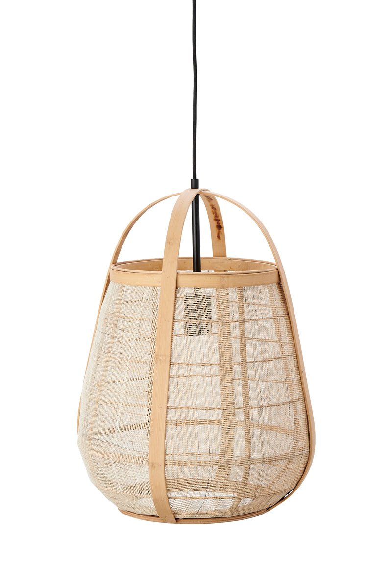 Hanging Lamp Ø38x50 cm Jacinto Natural