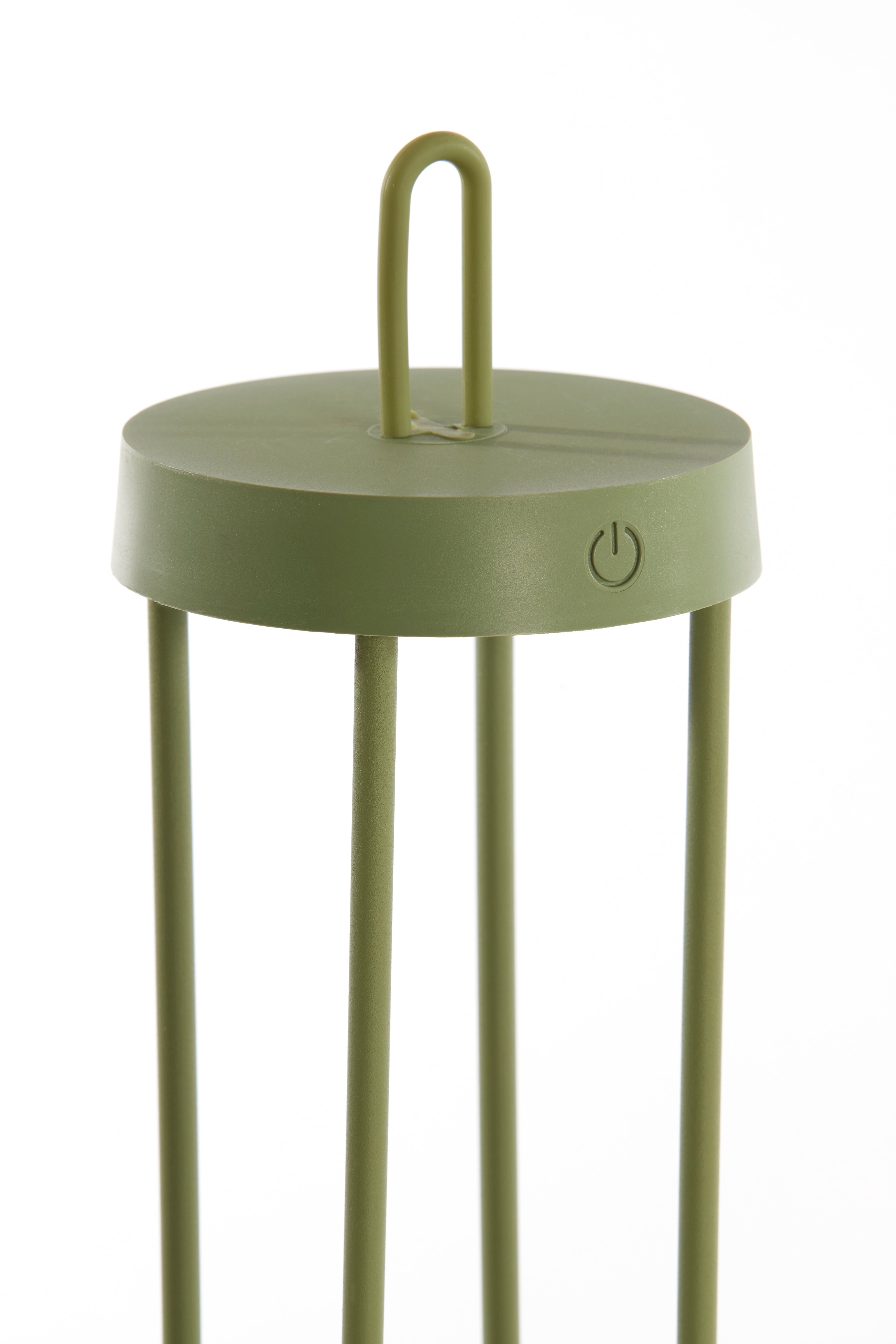 Table Lamp LED Ø13x50 cm Isalo Olive Green