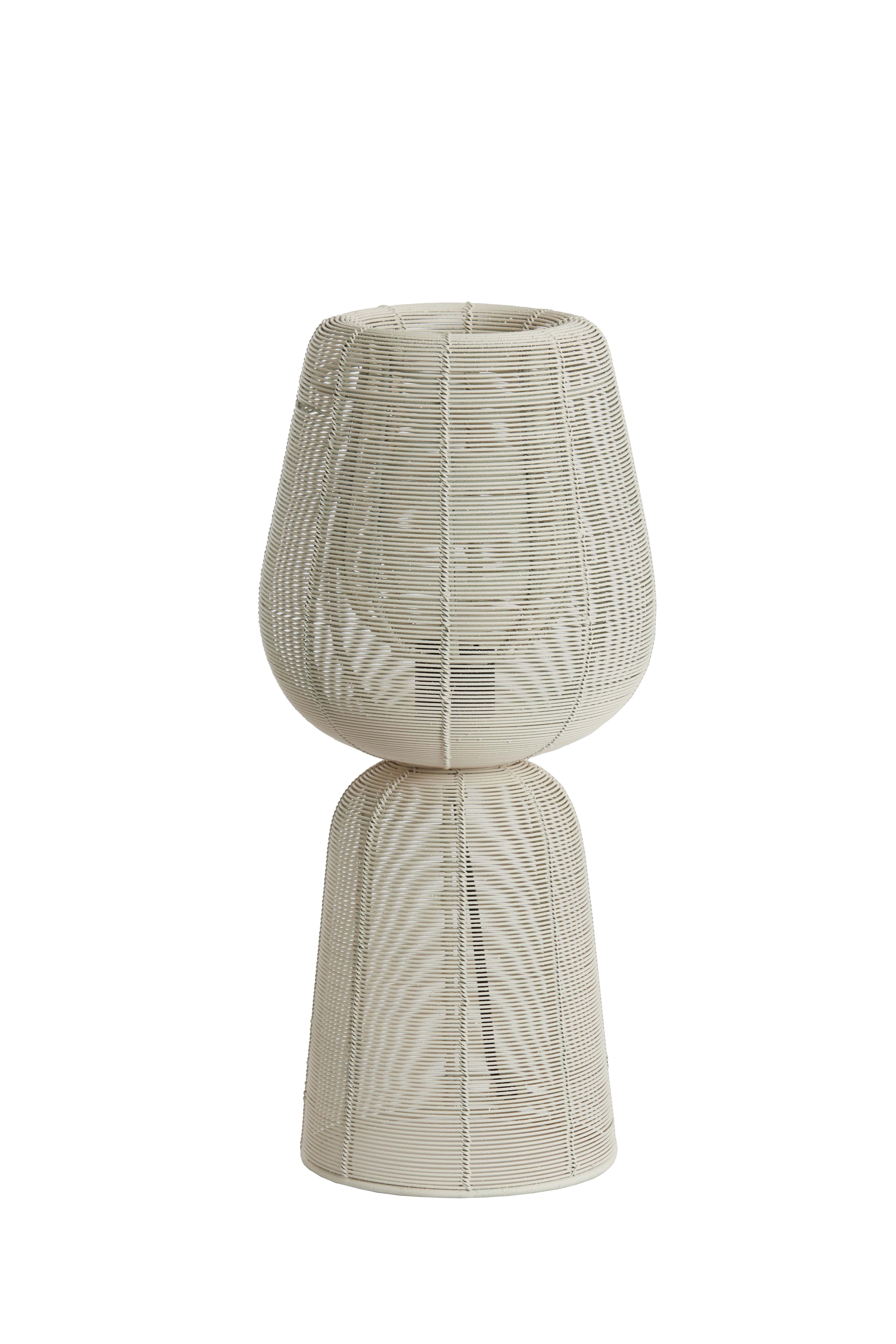 Table Lamp Ø18x42 cm Aboso Cream