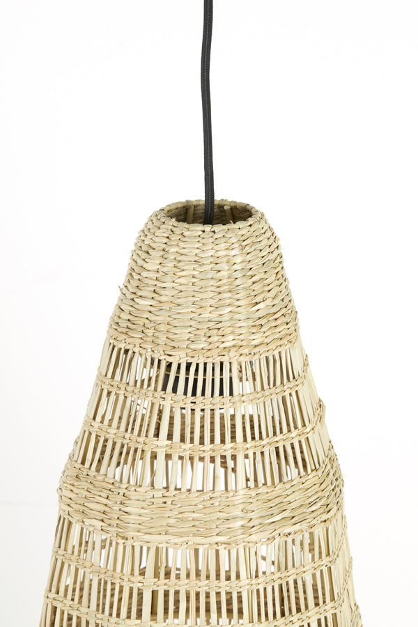 Hanging Lamp Ø20x52 cm Latika Seagrass Natural