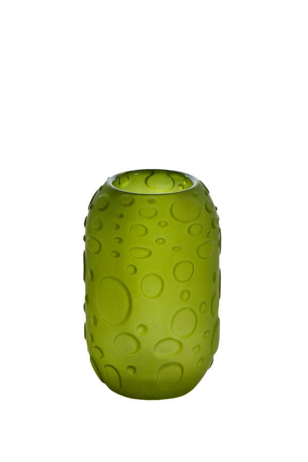 Tealight Ø8x13 cm Finley Glass Matt Light Green