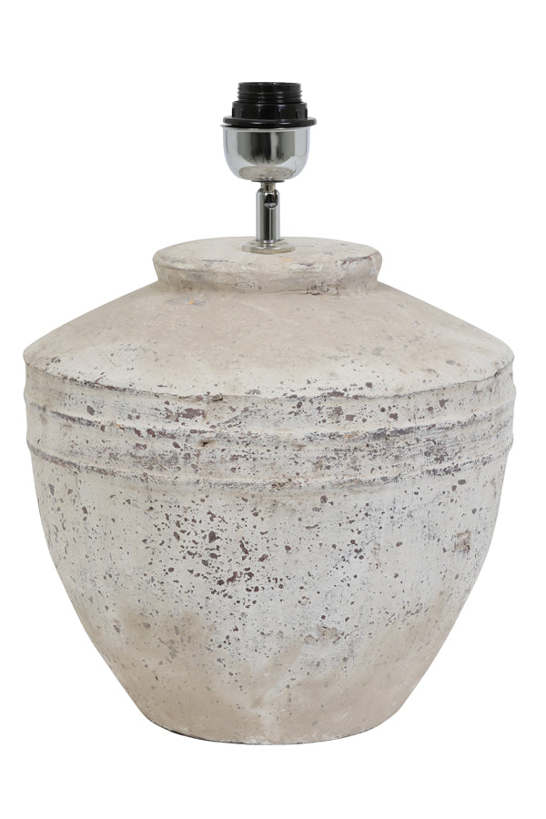 Lamp Base Ø30x40 cm Toba Large Antique Grey