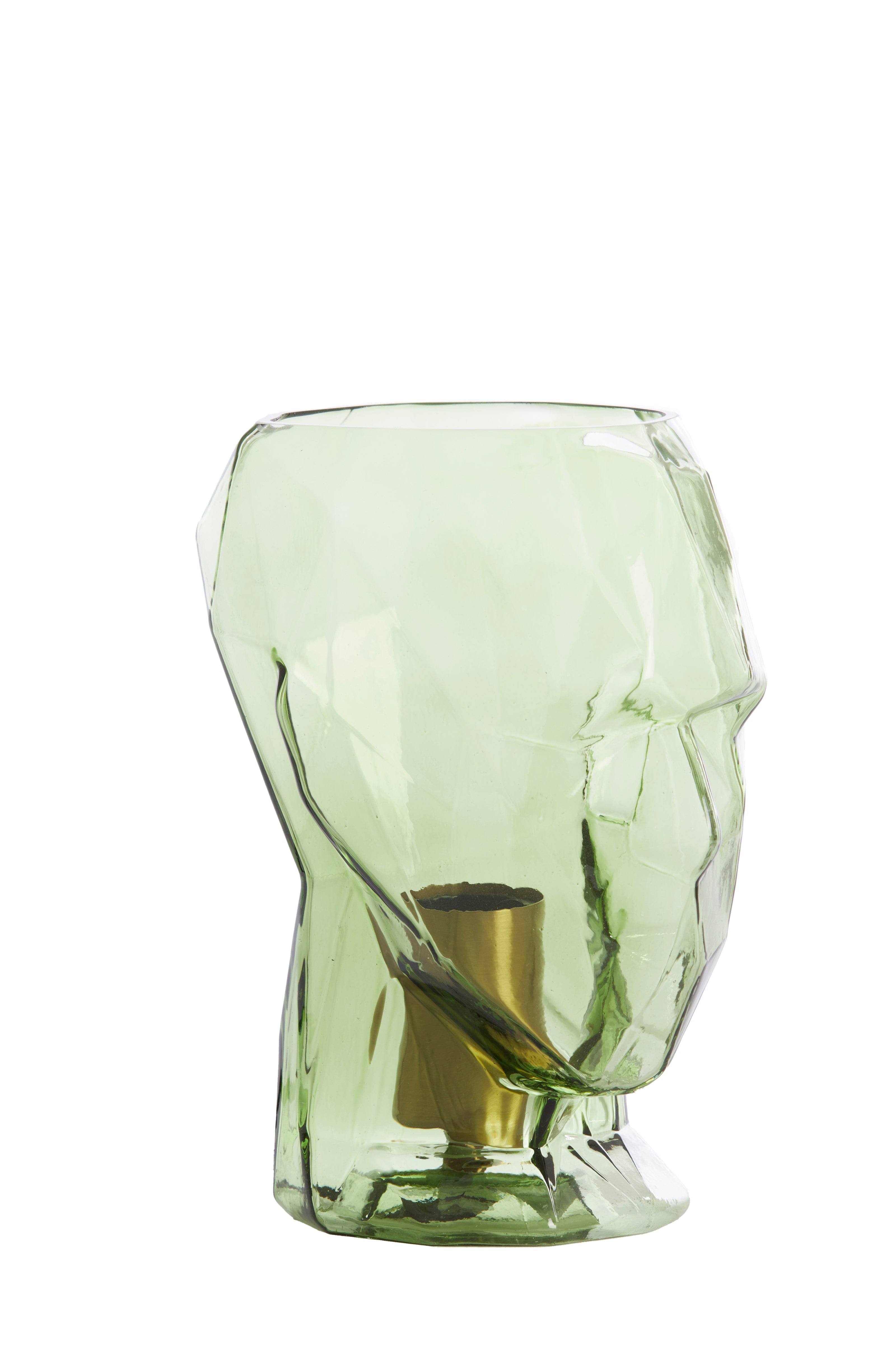 Table Lamp Ø19x25 cm Head Glass Green