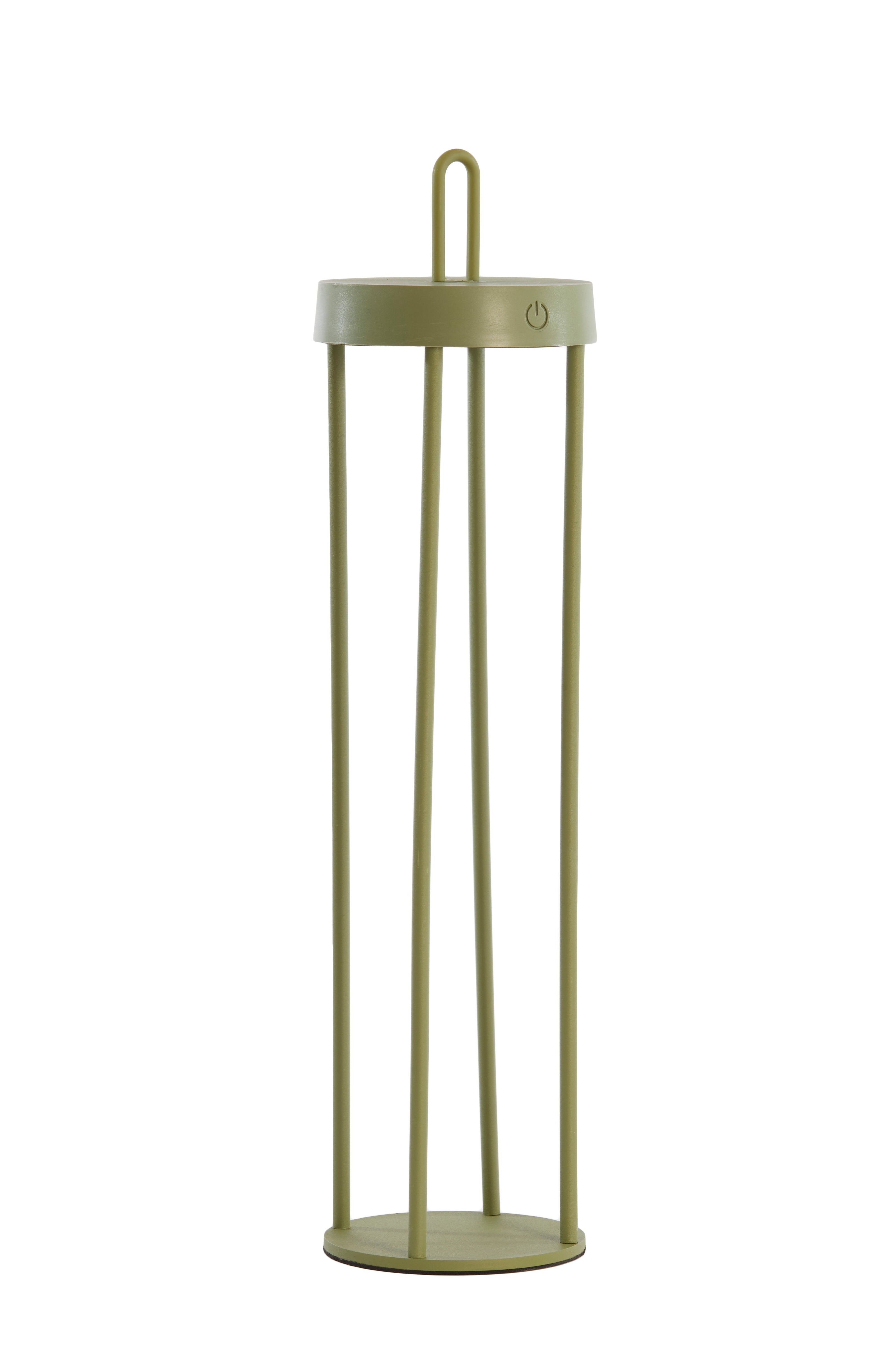 Table Lamp LED Ø13x50 cm Isalo Olive Green