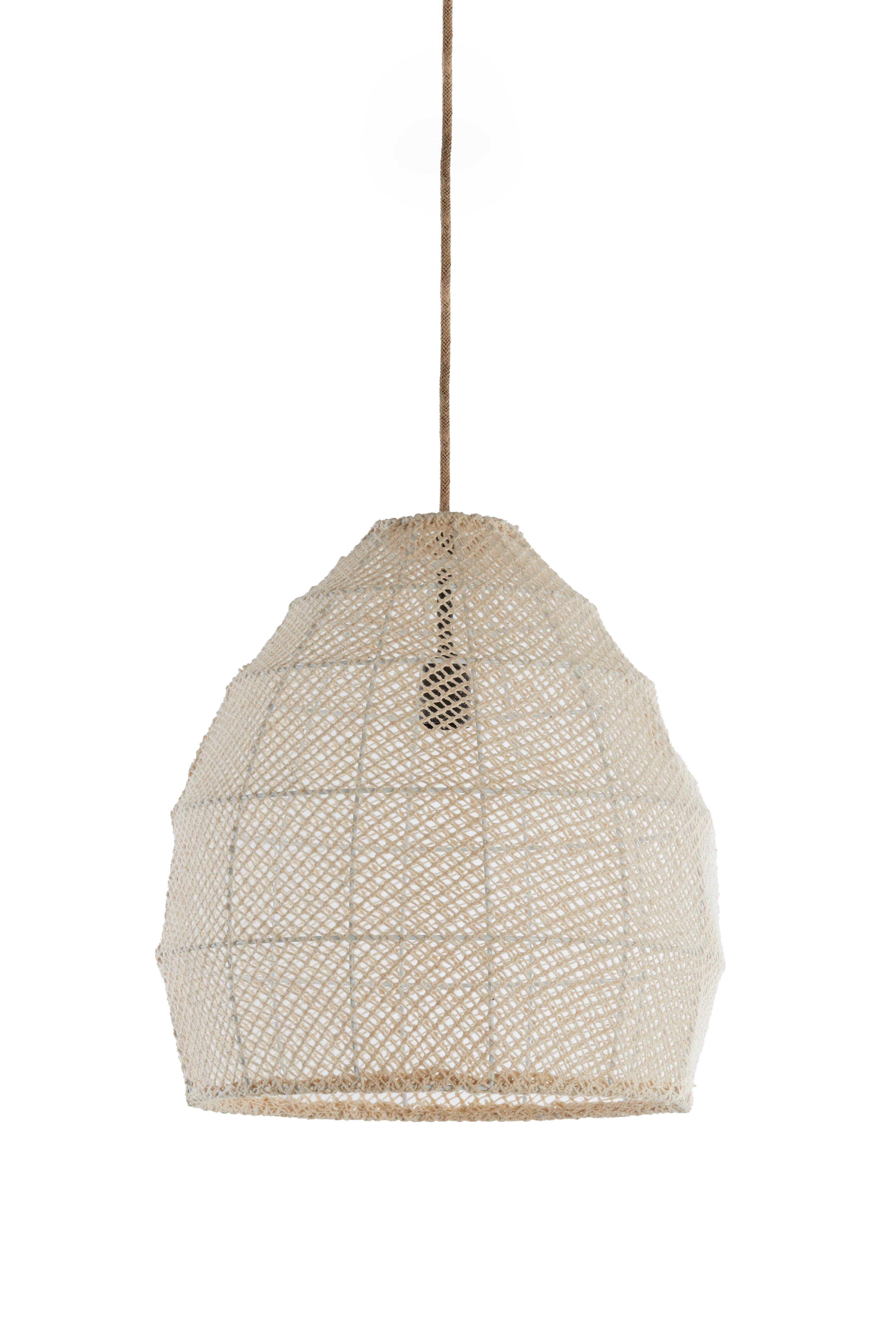 Hanging Lamp Ø42x42 cm Makassar Silk Cream