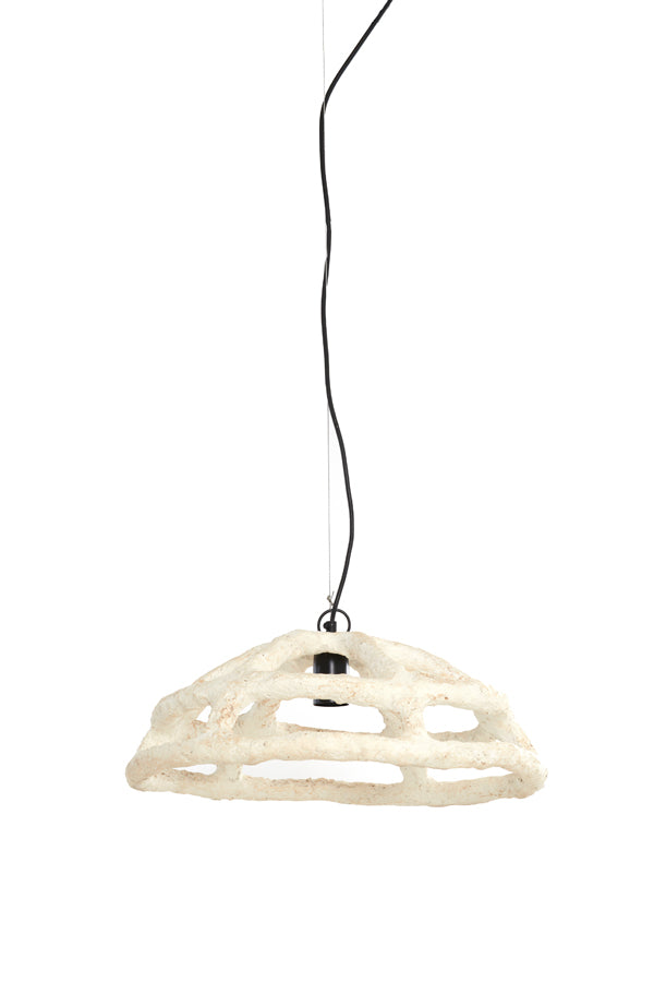 Hanging Lamp Ø52x24 cm Porila Cream