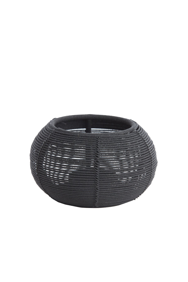 Tealight Ø11x7 cm Biano Matt Black