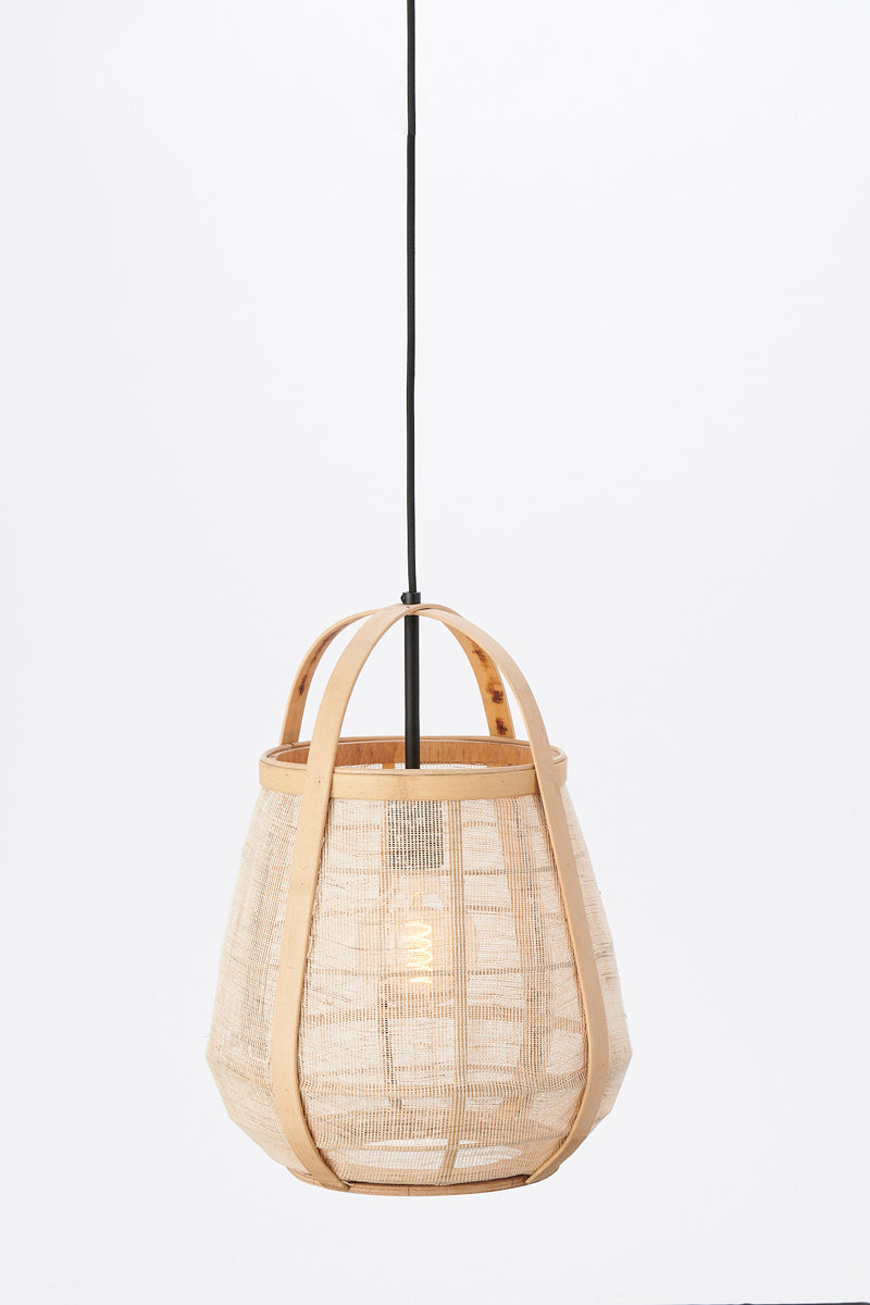 Hanging Lamp Ø32x44 cm Jacinto Natural