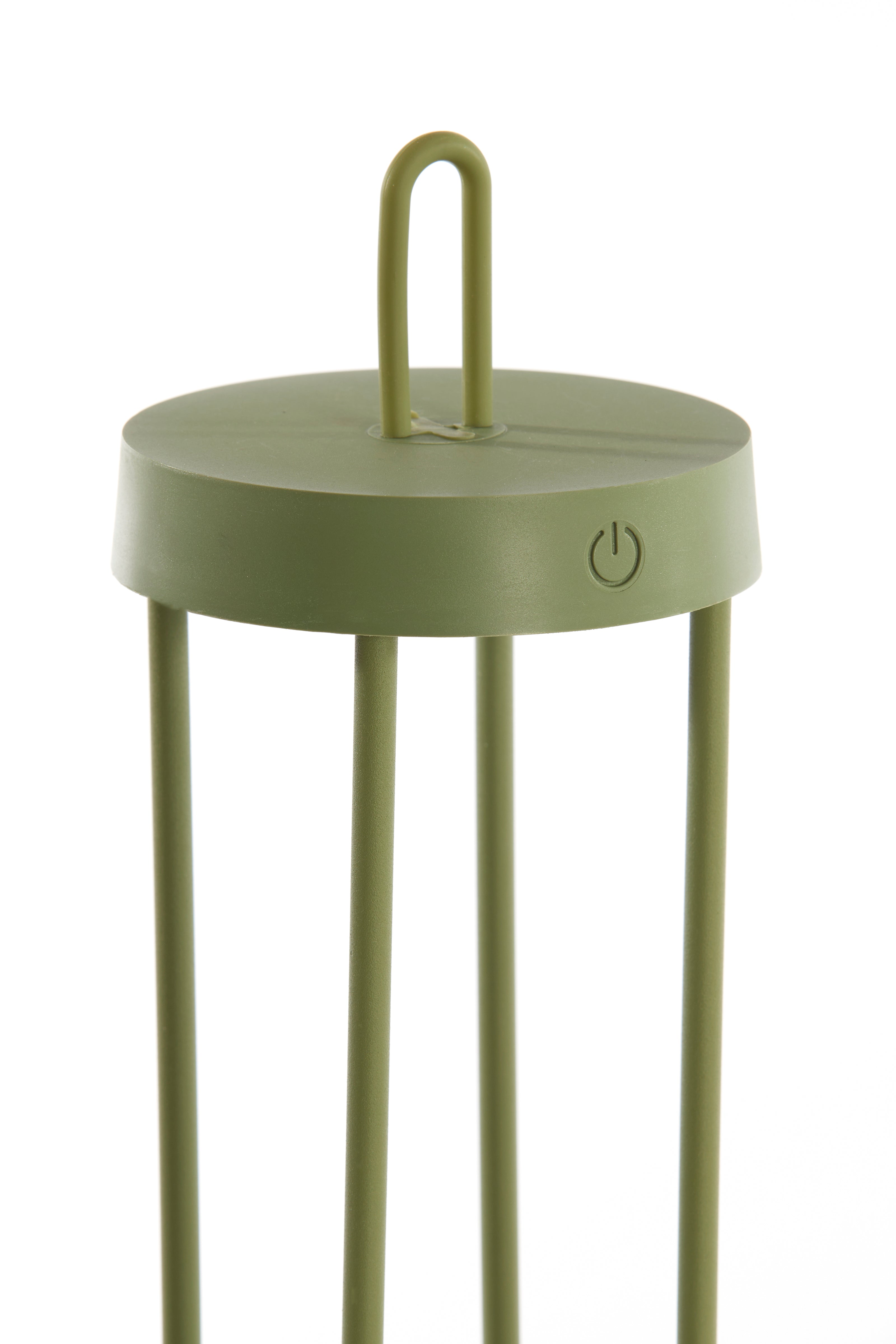 Table Lamp LED Ø13x28 cm Isalo Olive Green