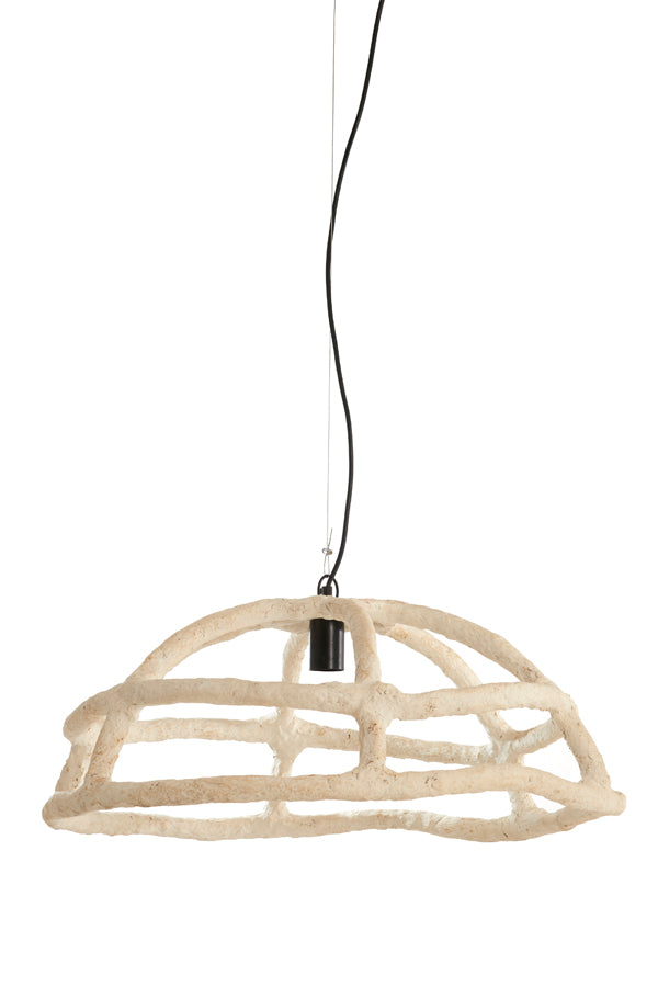 Hanging Lamp Ø70x38 cm Porila Cream