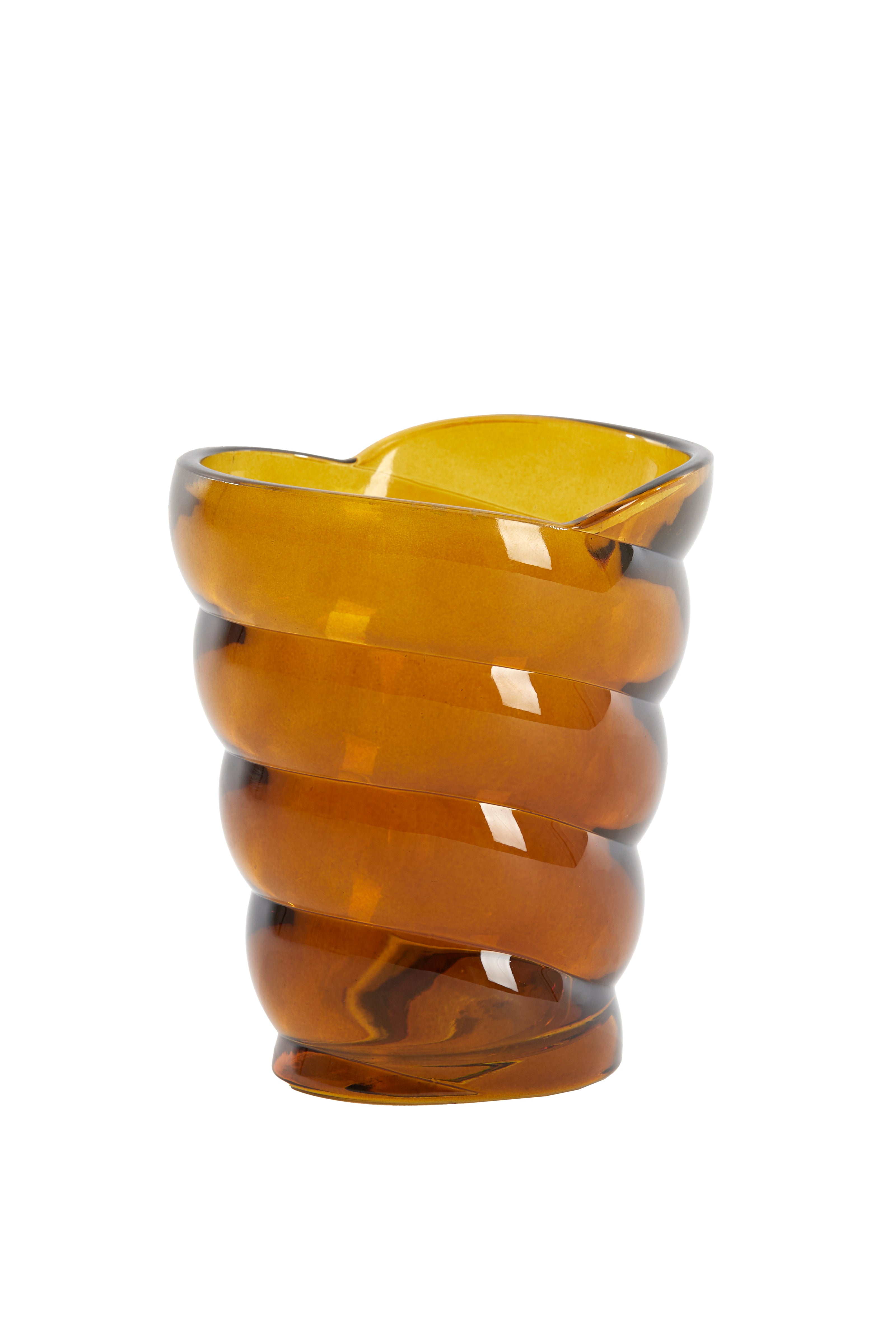 Tealight 10.5x7x12.5 cm Malea Glass Brown