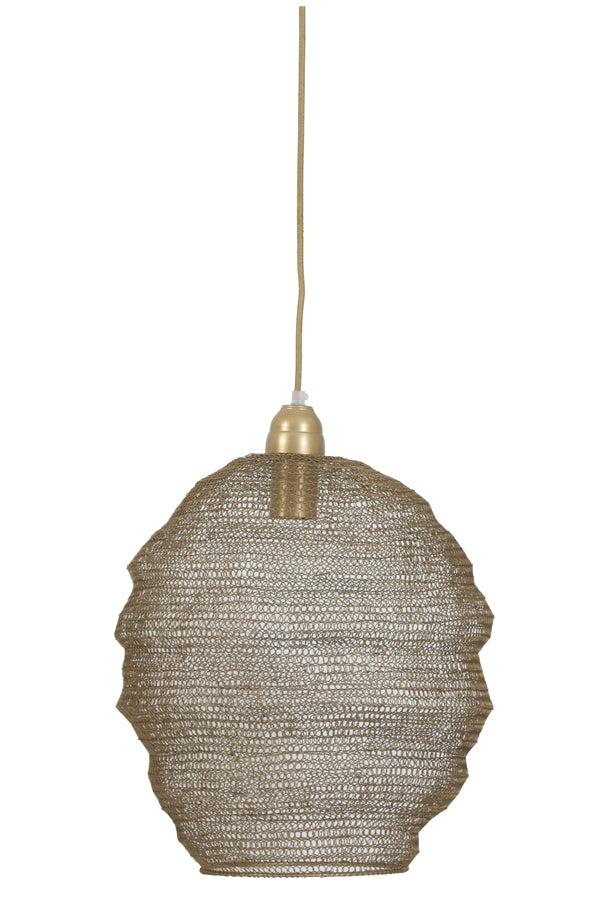 Hanging Lamp Ø38x42 cm Nina Wire Antique Bronze