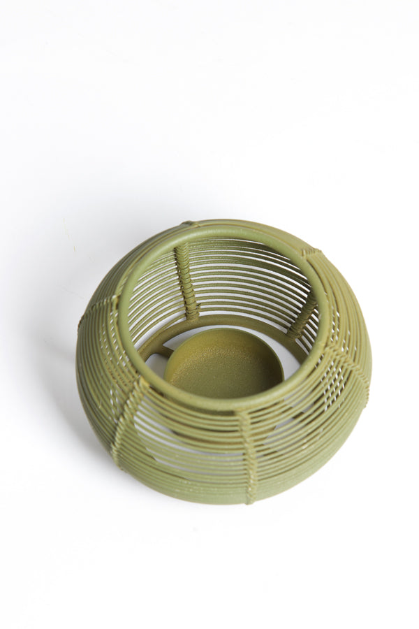 Tealight Ø11x7 cm Biano Matt Green