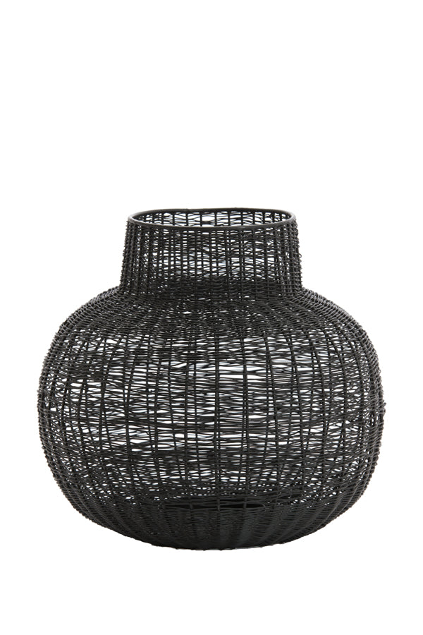 Tealight Ø27x24 cm Valery Matt Black