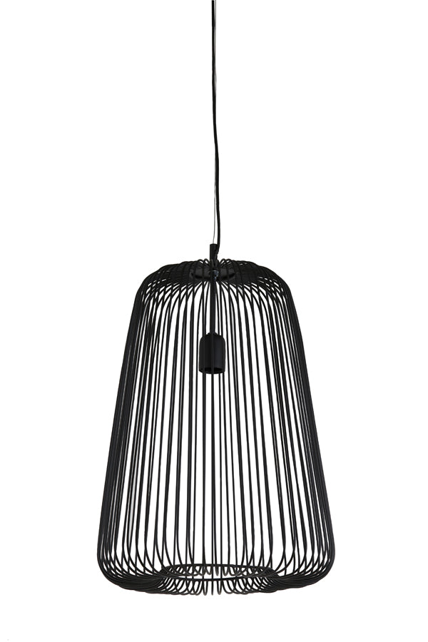 Hanging Lamp Ø35x55 cm Rilanu Matt Black