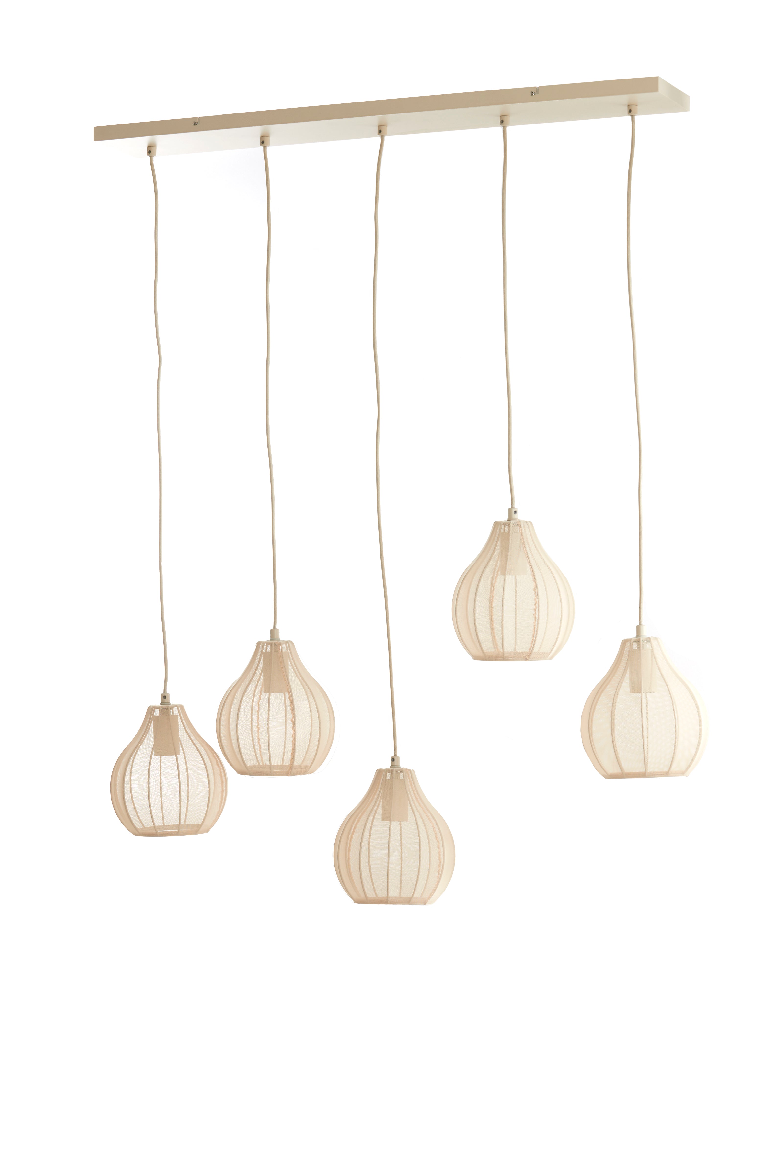 Hanging Lamp 5L 100x15x21.5 cm Elati Sand