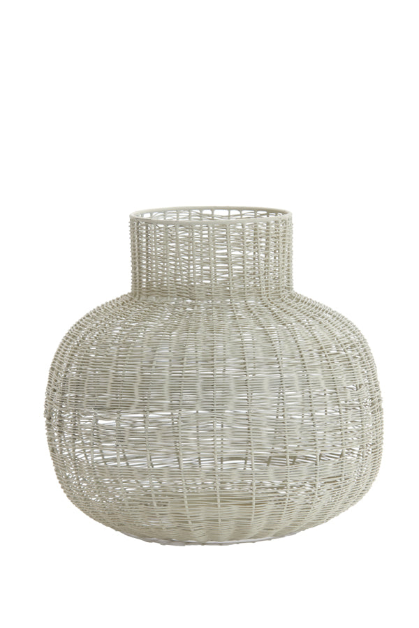 Tealight Ø27x24 cm Valery Light Grey