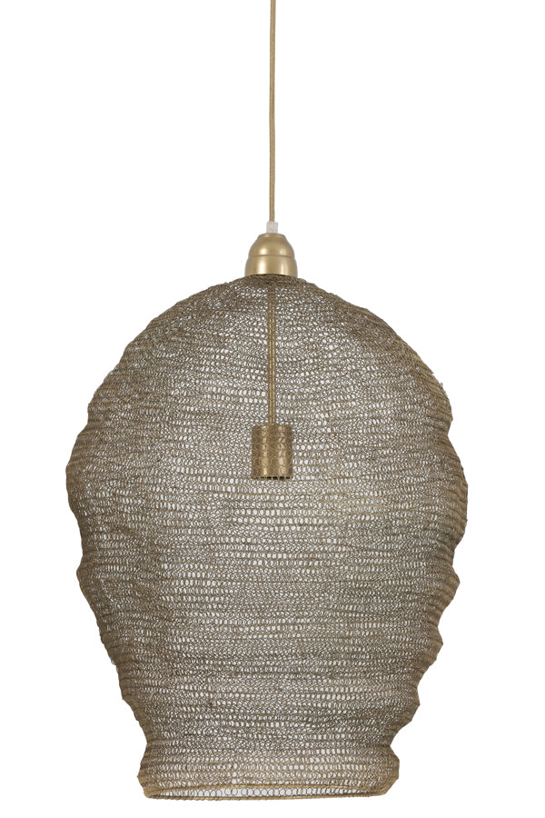 Hanging Lamp Ø45x60 cm Nikki Wire Antique Bronze