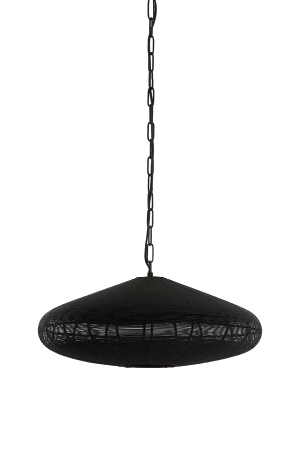 Hanging Lamp Ø51x20 cm Bahoto Matt Black