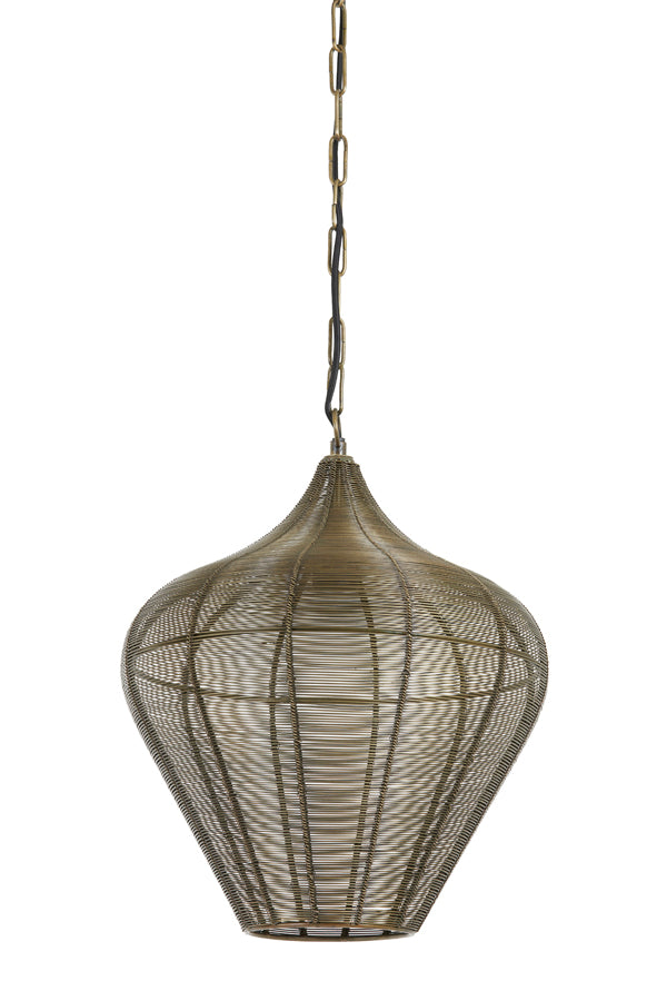 Hanging Lamp Ø36x40 cm Alvaro Antique Bronze