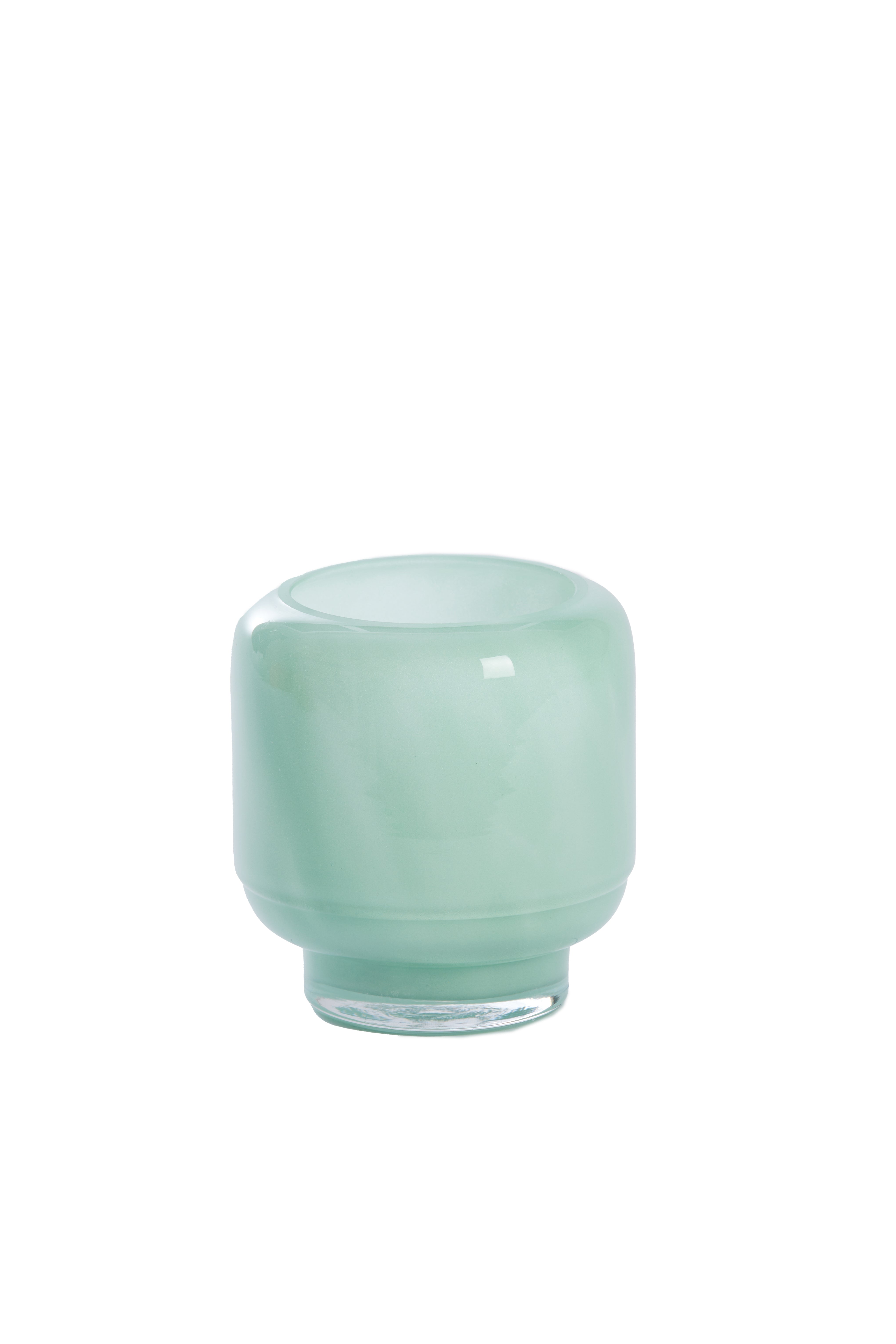 Tealight Ø10x10.5 cm Solvay Glass Mint Green