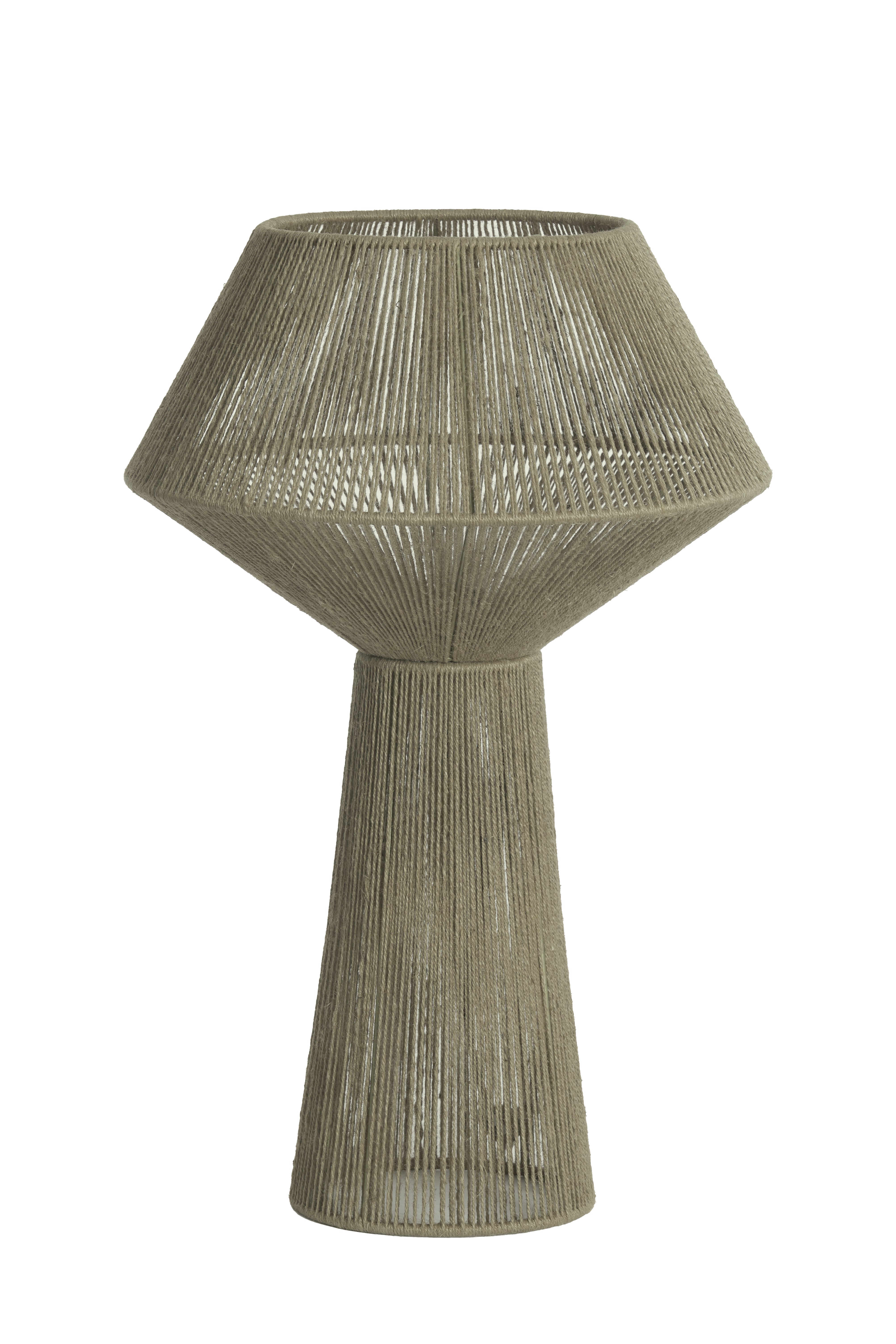 Table Lamp Ø36x57 cm Fugia Jute Light Green